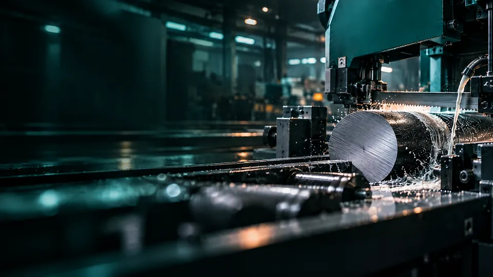 Industrial metal cutting process with Keensaw cutting solution